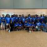 DR. E’LOIS THOMAS JOINS ED BOYD, CONNECT THE DOTS, CHIEF COLLABORATION OFFICER AND CHARLES THOMAS, JR, RESULTS MENTORING, PRESIDENT AND THEIR TEAM OF STUDENTS AND VOLUNTEERS AT THEIR ANNUAL MEN ON A MISSION MENTORING TRIP AT THE NATIONAL MUSEUM OF AFRICAN AMERICAN HISTORY IN WASHINGTON DC.